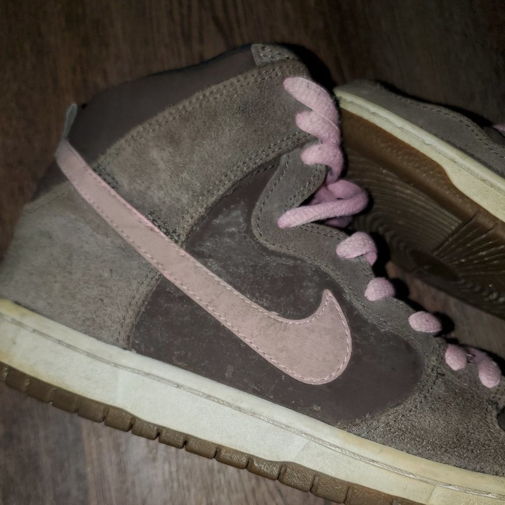 Pink and chocolate sb dunks